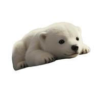 Opvonxeh Polar Bear Plush, Soft Cuddly Doll, Huggable Emotional Companion Toy, Comforting Sleep Aid Gift, Ideal for Kids, Adults, Bedroom, Home, Holiday, Daily Use, Birthday, 7.09x7.09x9.84 inches