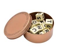 OPVXZAD Jeu de DéS de Mots CroiséS Jeu Créatif de Dés en Lettres Anglaises,Jeu de Combinaison de Mots Amusant Jeu d'apprentissage de L'Alphabet Douze Lettres de Dés pour Jeux de Camping