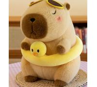 OPVXZAD Peluche Capybara,23cm Jouet en Peluche Capybara,Mignon Capybara Peluche,Poupée en Peluche Capybara,Animal en Peluche Capybara,Jouets De Guérison pour Enfants Et Adultes