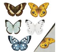 OPVYAEU 5 Marque Page Papillon Magnétique, Marque Page Magnetique Personnalisable, Marque Pages Papillon Aimanté Livre, Cadeau Pour Lecteur Étudiant Femme, Marque Page Original Lecture Agenda Cahier