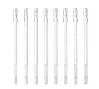 OPVYAEU 8 Pièces Stylos Gel Blanc, Feutre Blanc, Set of 0.5 mm Stylos gel blanc à pointe fine for Papier noir Croquis dessin livres de coloriage pour adultes et illustrations