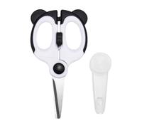 OPVYAEU Ciseaux pour enfants, coupe précise, ciseaux pour gauchers, ciseaux pour droitiers, ciseaux à bouts arrondis, avec couvre-lame, sûrs, matériel scolaire