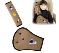 OPVYAEU coussin ceinture voiture enfant astronaute protege ceinture voiture enfant protection ceinture voiture enfant, La conception de la boucle fixe ne bouge pas