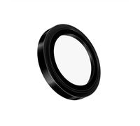 OPX Sapphire Protecteur d'objectif compatible avec iPhone 15 Pro Max (Noir)