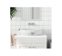 Opzetwasbak ovaal 59x40x15 cm keramiek wit155110