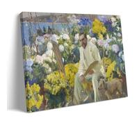 OqcEha Joaquin Sorolla Y Bastida - Impression sur toile Louis Comfort Tiffany - Décoration murale pour salon - 60 x 90 cm