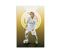 OqcEha Luka Modric Poster sur toile représentant une légende du monde de football - Impression sur toile - Décoration murale pour salon - 60 x 90 cm