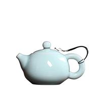 OQHAIR Service à thé de Camping avec Bouilloire, émail craquelé, Four Ge, Longquan, céladon, théière Chinoise en céramique, Porcelaine créative, Argile Yixing, théière Antique (B)