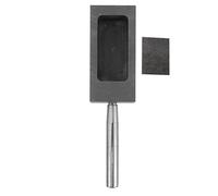 OQHAIR Set Graphite Oil Tank Smelting Furnace Kit Outils de Bijoux en métal Moules Utile Graphite Ingot Crucible Melting Gold Supply Graphite Ingot Mold Crucible Black High Purity Ustensi