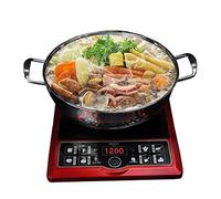 OQHAIR Shabu Shabu Hot Pot Hot Pot en Acier Inoxydable Shabu Hot Pot Durable pour Table de Cuisson à Induction électrique, cuisinière à gaz, Design Unique (Couleur : Argent, Taille : 32 c
