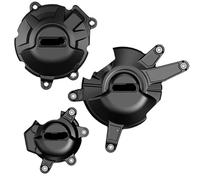 OQHBSJYZ Protection De Carter De Moteur Convient for Honda CB650R CBR650R 2021-2024 Moto Stator Embrayage Couvercle Moteur Dispositif De Protection Chute Accessoires Carter Allumage pour Moto(1 Set)