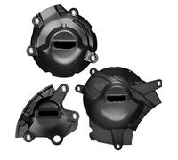 OQHBSJYZ Protection De Carter De Moteur Convient for Suzuki GSXR 1000 R 2017-2021 Motos Moteur Couvercle d'embrayage Accessoires De Chute Dispositif De Protection Carter Allumage pour Moto(Oneset)