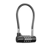 OQIMAX Cadenas Code Longue Anse, Cadenas a Code 4 Chiffres Casier, Serrure à Combinaison Étanche, Cadena Code Extérieur Cable pour Gymnase, Garage, Cabane, Voyage
