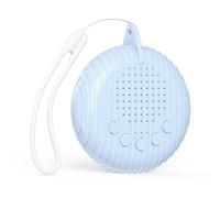 OQIMAX Machine à Bruit Blanc, 10 sons Apaisants, 3 Minuteries et Fonction de Mémoire, Mode Automatique, USB, Mini Machine à Bruit de Dormir pour Bébé Adulte Enfant, Maison, Voyage, Bleu