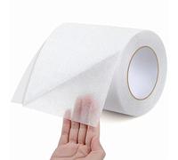 OQingluan Bande Antidérapante Adhésive, 15cm*5m, Bande Sécurité Antidérapant, Ruban de Traction Antidérapant, Empêche Personnes Âgées, Enfants et Animaux Domestiques de Glisser/Tomber, Transparent