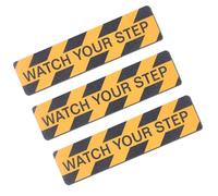 OQingluan Bande Antidérapante Adhésive pour Escaliers, 15cm*60cm 3pcs, Ruban Adhésif de Sécurité, Ruban Adhésif Antidérapant Jaune Noir, Rubans d'Avertissement, Marquage de Sécurité, Jaune Noir