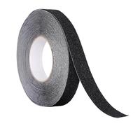 OQingluan Bande Antidérapante Extérieur, 2.5cm*20m | Ruban Antidérapant Adhésif pour Escalier, Bande Sécurité Antidérapant, pour la Sécurité au Travail et la Vie, Noir