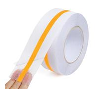 OQingluan Ruban Antidérapant Adhésif Transparent, 5cm*10m, Phosphorescent, pour Intérieur/Extérieur, Jaune