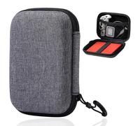 OQKAHIV 1 pcs Étui pour disque dur externe - Coque rigide antichoc pour SSD portable de 2,5 pouces avec pochette filetée pour câble et accessoires, Protection complète pour votre mémoire externe lors