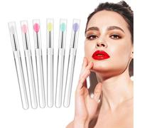 Oqkahiv Ensemble De 6 Pinceaux Réutilisables Pour Les Lèvres - Applicateurs Bâtonnets Et Pour Un Maquillage Précis Et Parfait Des Lèvres Avec Votre Rouge À Lèvres Préféré.