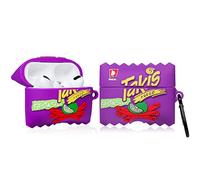 Oqplog Coque pour Airpod Pro/3 - Taki Biscuit, Design Alimentaire Mignon Dessin animé 3D drôle Kawaii pour Airpods 3ème Coque en Silicone Souple Tendance Cool Amusant élégant Air Pods Pro Coques pour