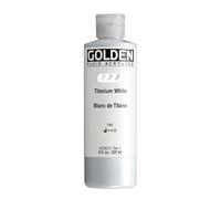 Or 0002380-5 8 oz - 236ml - Fluid Peinture acrylique Peinture de couleur bouteille - blanc de titane