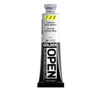 Or 0007130-2 2Oz Ouvert acrylique peinture de couleur - jaune de cadmium moyen