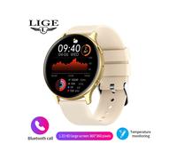 (Or) 2025 Nouvelle montre intelligente Bluetooth pour adultes, écran 1,32 pouces 360 x 360 pixels HD, compatible