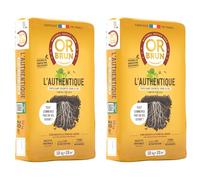 OR BRUN Fertilisant Authentique - Fumiers & Algues - Sol - 2x10kg - 40m²