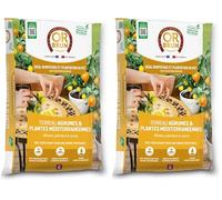 Or Brun Terreau Agrumes & Plantes Méditerranéennes - Oliviers Palmiers & Cycas - Utilisable en Agriculture Biologique OBRTAGR6U (Lot de 2)