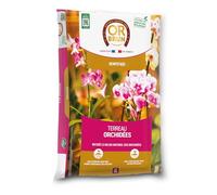 Or Brun Terreau pour Orchidées – Favorise la croissance – 6 L – Utilisable en Agriculture Biologique