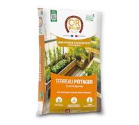 OR BRUN Terreau Potager 20 litres : Doublez Vos récoltes en carré Potager