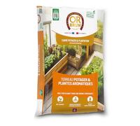 Or Brun - Terreau pour plantes aromatiques et carré potager - Croissance rapide - 6 L