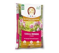 OR BRUN Terreau Rosiers 35L - Spécial Rempotage et Plantation