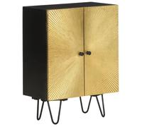 {Or}Buffet bahut - Moderne-design - bois de manguier massif - noir - Pour salon - 55x30x75 cm 41twr21c