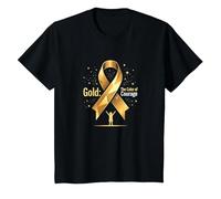 Or de Septembre : Courage de Sensibilisation au Cancer chez l'enfant T-Shirt