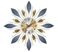 Or, grande horloge murale Sunshine de 55 cm, décoration d'intérieur au Design moderne, salon chambre à coucher, silencieuse