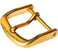 Or jaune pavé boucle pour bracelet cuir fermeture chrono unisexe or printemps bar 18mm