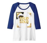 Or Massif garçon Luxe Shimmer Statement Sparkle Bling Manche Raglan, Femme, Bleu Royal/Blanc, S