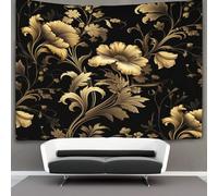 Or noir 3D Effet Tapisserie Art Mural Tapisserie Murales DécoSourision Murale En Tissu Pour La DécoSourision De Chambre À Coucher, DécoSourisions Murales, Art Mural, Nappes Tapisseries 130cmx150cm