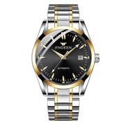 (or, noir) Montres-bracelets mécaniques automatiques en acier inoxydable pour hommes de marque supérieure