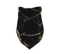 Or Noir NB,Bavoir écharpe Triangulaire à Capuche réglable pour Animaux de Compagnie, Capuche Lavable adaptée aux Chiens et Chats de Petite, Moyenne et Grande Taille