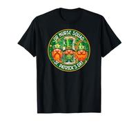 Or Nurse Squad Gnomes de la Saint-Patrick Assortis T-Shirt