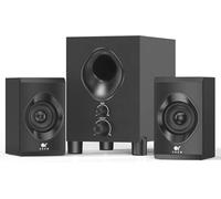 OR O R O W OROW Enceinte PC Bluetooth,2.1 Haut Parleur,18W Caisson De Basse Enceinte, Alimentation USB, Aux Jack 3,5 m/Bluetooth, Enceintes Stéréo, Haut-Parleur pour PC,Ordinateur