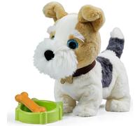 OR OR TU Chien Jouet Enfant Peluche Chien Interactifs Jouets électroniques à Commande Vocale, Chantent, Aboient, Marchent et s'assoient, Chien Robot Animaux Interactifs Jouet pour 2 3 4 5 6+ ans Fille