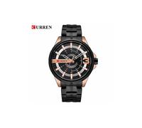 (or rose) Montres en or pour hommes de marque de luxe Curren Watch Business Horloge pour hommes Mode