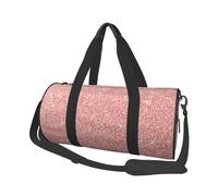Or Rose Paillettes Roses, Sac de Voyage de Grande capacité, Sac à Main Rond, Sac de Voyage de Sport, fourre-Tout, Sac de Fitness