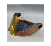 (Or rouge) Espagne MT Thunder 4 Lentille de casque Galvanoplastie Argent Magique Thé noir Transparent