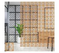 Or Séparateur De Pièce Suspendu, Bois-Plastique Écran Privé Cloison, DIY Meuble De Séparation Panneau D'écran Pour La Maison Hôtel Bureau Bar Décoration, Facile À Installer ( Color : Style 4 , Size :