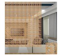 Or Séparateur De Pièce Suspendu, Bois-Plastique Écran Privé Cloison, DIY Meuble De Séparation Panneau D'écran Pour La Maison Hôtel Bureau Bar Décoration, Facile À Installer ( Color : Style 1 , Size :